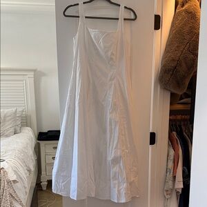 Abercrombie & Fitch Classic White Linen Maxi